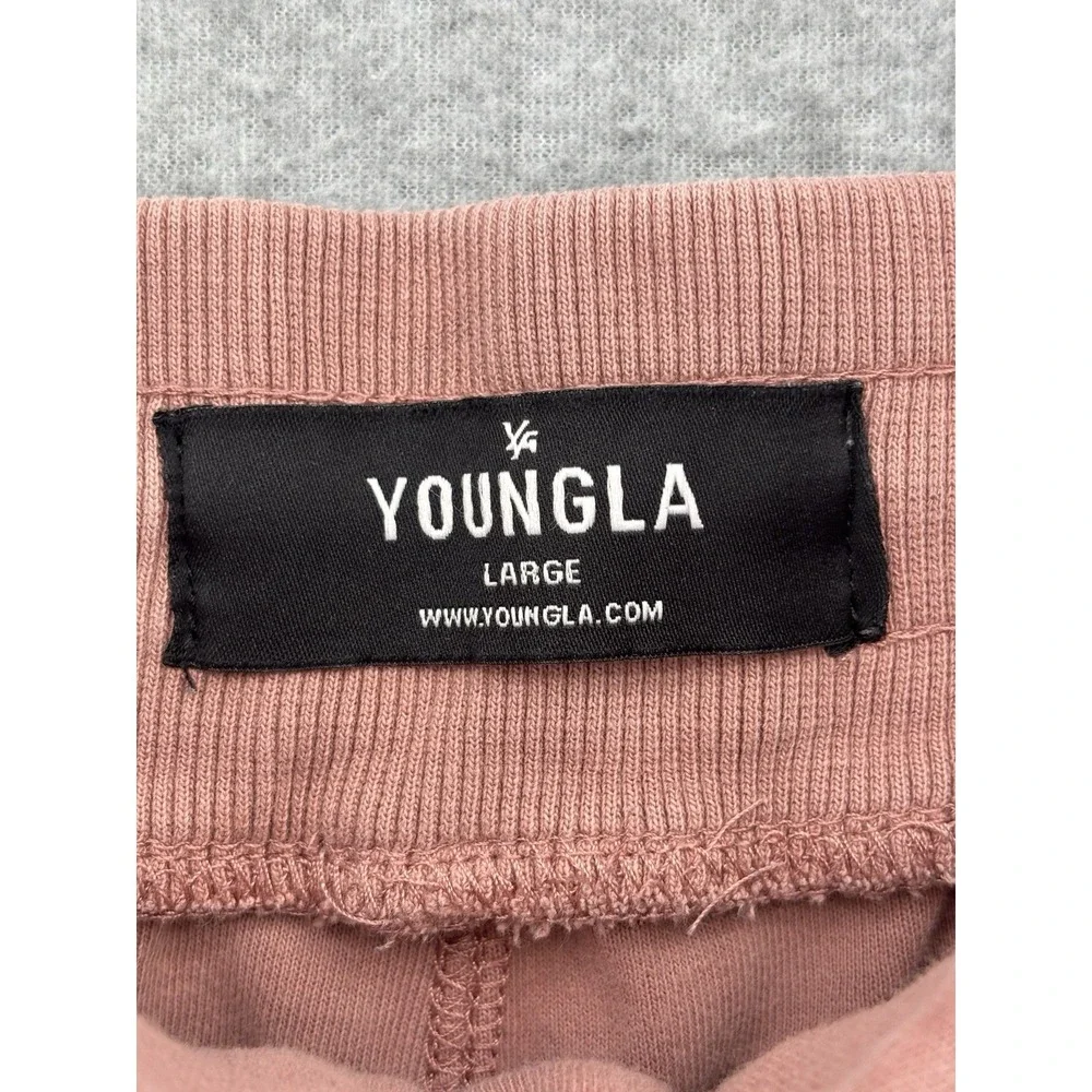 YoungLA 126 Interlock Shorts Mens Large Pink 4